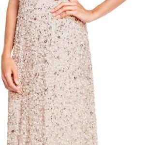 Adrianna Papell Scoop Back Maxi Women's Dress