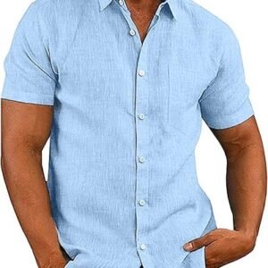 Men's Casual Button Down Shirt Long Sleeve