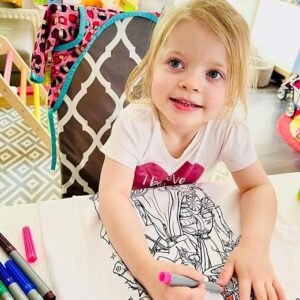 Splat Planet Colour-in Unicorn Stars T-Shirt